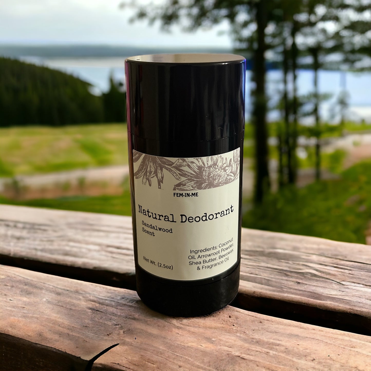 Natural Men Deodorant-Sandalwood Scent